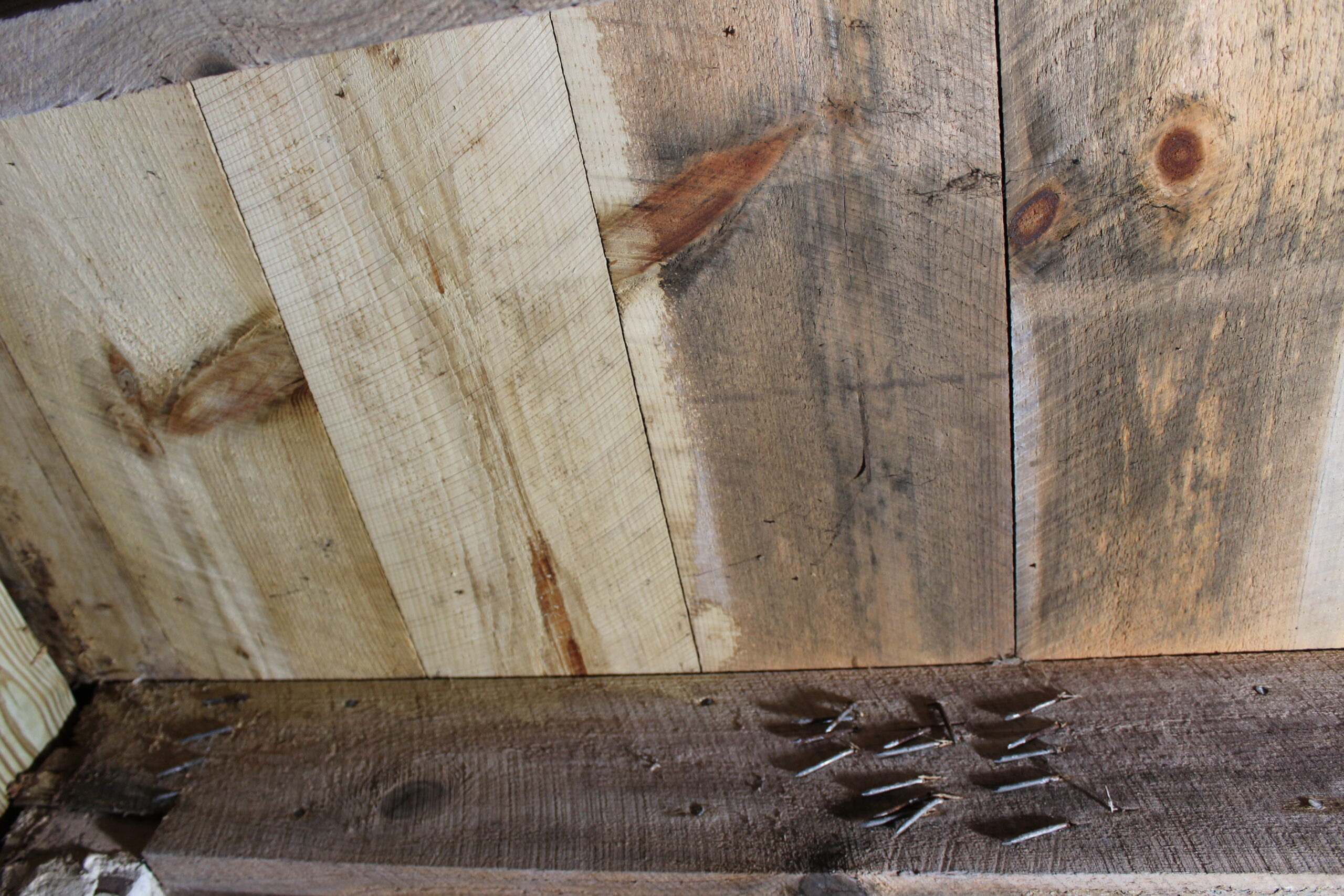 Crawl space before remediation
