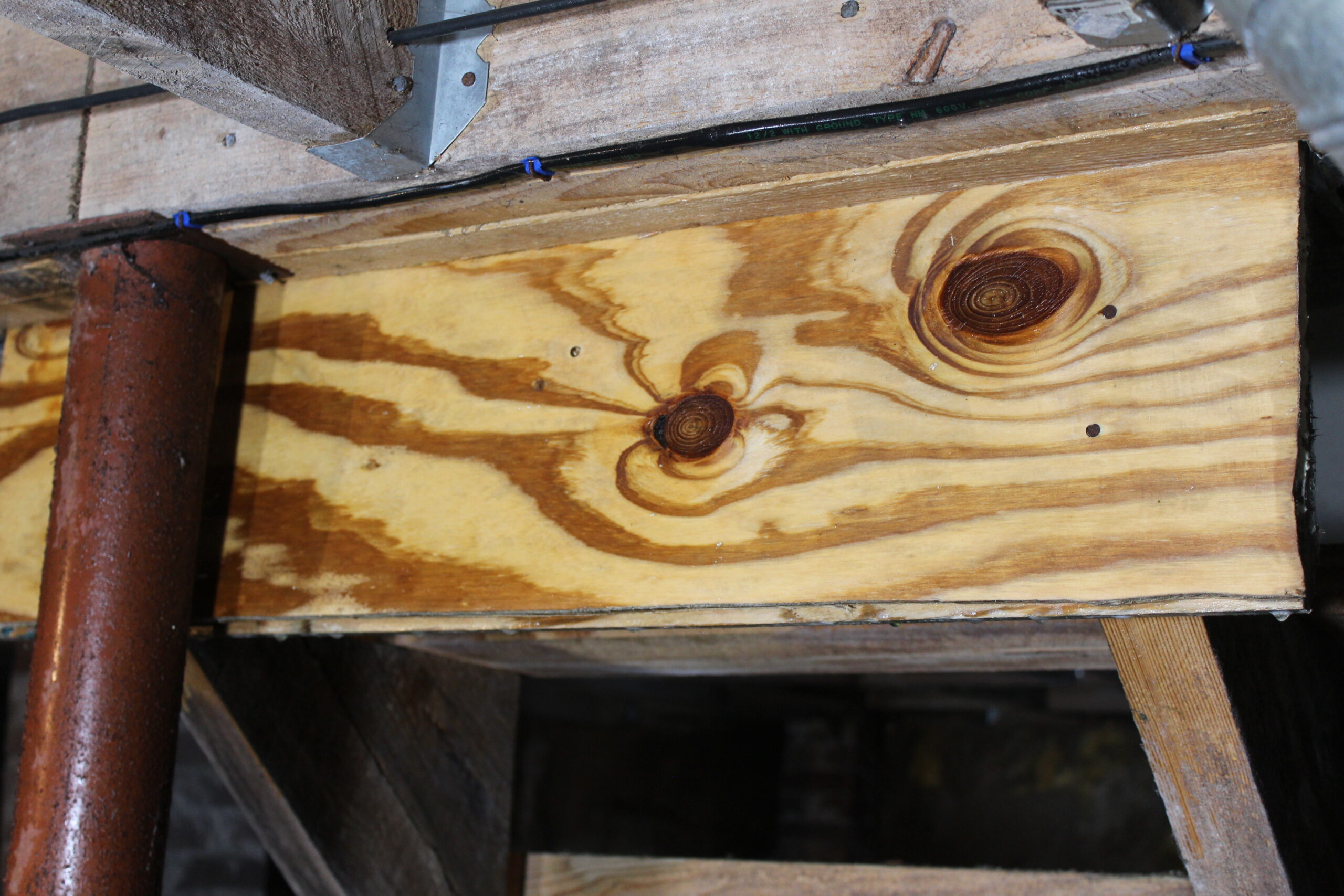 Crawl space after remediation